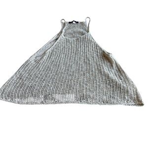 Hanger 221 Women’s Juniors Size S Beige Tank Top Knitted Mermaid Beachy‎